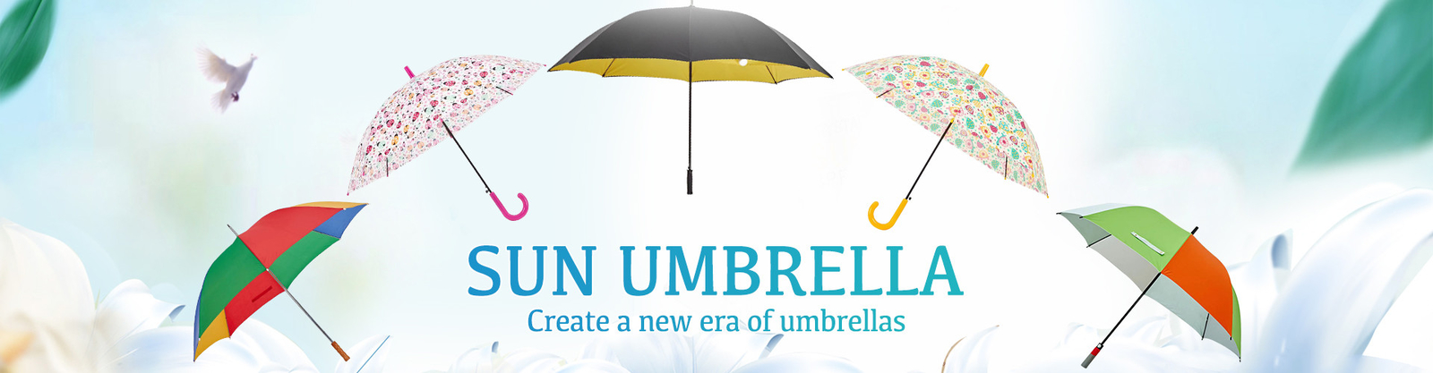 parapluie compact de golf
