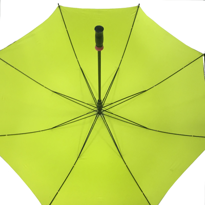 Cadre ouvert automatique de fibre de verre de parapluie de golf de poignée en caoutchouc de 30 pouces