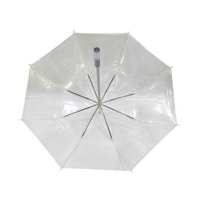 Auto ouverte étanche cadre en aluminium parapluie transparente 23 pouces