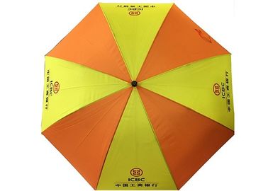 Style protégeant du vent de ressort de poignée de parapluies promotionnels ouverts de golf 30 pouces
