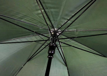 Cadre enduit UV en métal de parapluie en bois ouvert de poignée d'automobile de 23 nervures de pouce 8