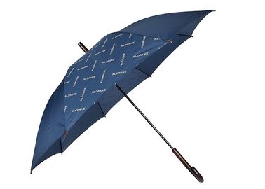 Parapluies imprimés promotionnels du diamètre 120CM, grand parapluie de golf de poignée ferme