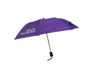 Anti parapluie UV pliable, fin légère superbe de manuel de parapluie triple de pli ouverte