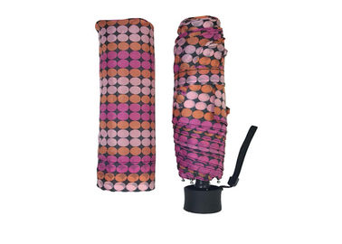 Vent ouvert de mini de point manuel portatif pliable superbe rose de parapluie résistant