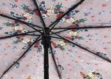 Double parapluie de voyage de pliage d'auvent, d'automobile de parapluie impression étroite ouverte d'intérieur complètement