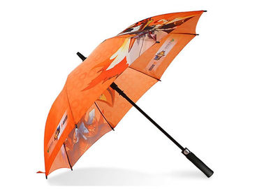 Les parapluies protégeant du vent forts de golf ont adapté l'impression aux besoins du client de transfert de chaleur de logo