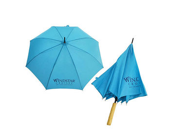 Parapluie fort ouvert de golf de contrat de preuve de pluie de manuel pour le temps venteux