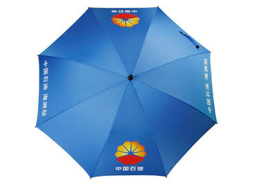 Nervures protégeant du vent en métal de noir de fibre de carbone de parapluies de golf de Bule pour la promotion