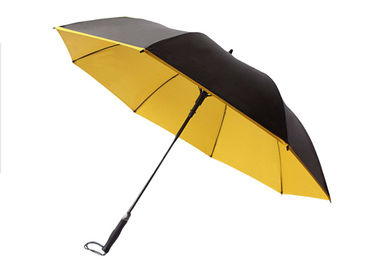 Parapluie compact de golf de double couche de 27 panneaux de pouce 8