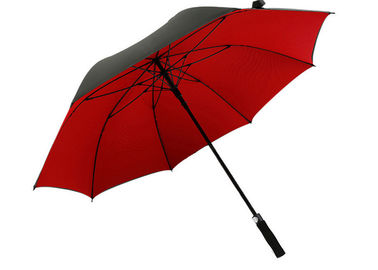 Parapluie compact de golf de double couche de 27 panneaux de pouce 8