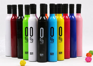 21 pouces de vin de bouteille de parapluie de logo riche formé de couleur imprimé pour la promotion