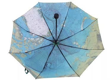 Parapluie imprimé adapté aux besoins du client de 3 fois, mini parapluie automatique pour Sun ou pluie