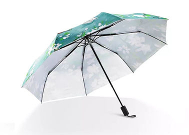Parapluie frais de pli de double d'hommes et de femmes de parapluie automatique de voyage de 21 pouces petit