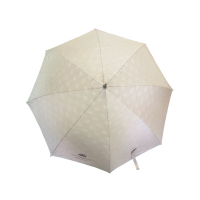 Parapluie de golf de contrat de pongé de polyester de 27 adultes d'Inch×8K