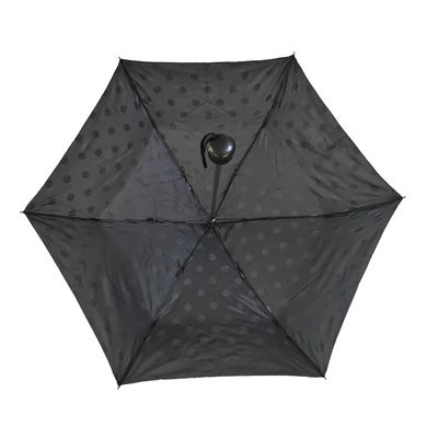 Le métal extérieur nervure le parapluie pliable adapté aux besoins du client de polyester