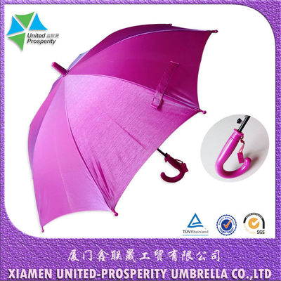Poignée en plastique Mini Umbrella For Kids protégeant du vent de crochet de GV