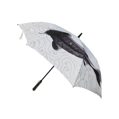 27 pouces en métal d'axe parapluie protégeant du vent de pongé de grand