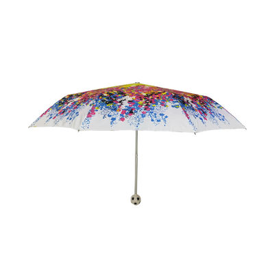 Parapluie se pliant en métal de nervures de poids léger ouvert manuel de la taille 21