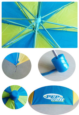 Parapluie se pliant protégeant du vent imperméable avec l'axe en métal de 8mm