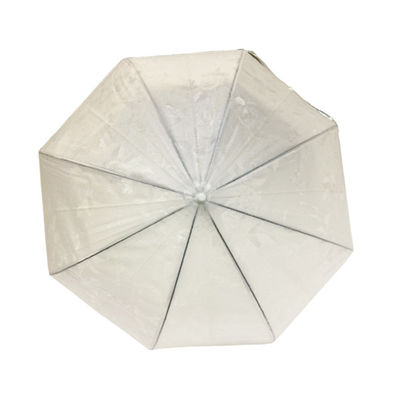 J forment le parapluie transparent de POE de poignée en plastique