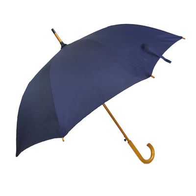Parapluie protégeant du vent fort droit de poignée en bois semi automatique