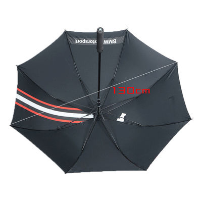 Le métal nervure 8 parapluies promotionnels de golf de panneaux