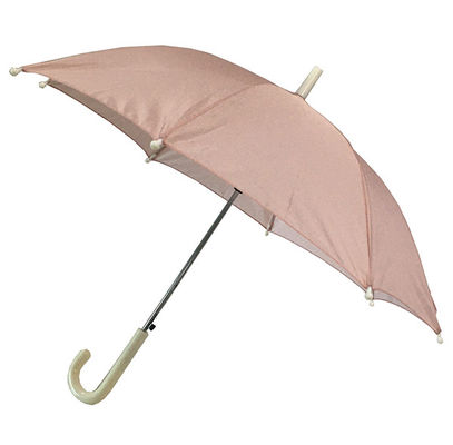 Les enfants enduits argentés d'axe en métal du pongé 8mm pleuvoir le parapluie