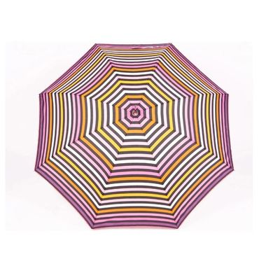 Parapluie imperméable 27&quot; de golf de contrat de pongé de rayure colorée *8K