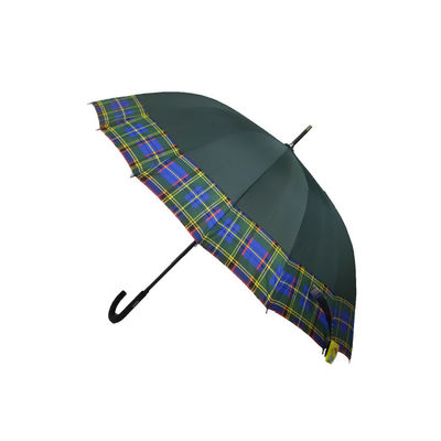Parapluies protégeant du vent du golf des hommes 16K ouverts manuels pour la publicité extérieure
