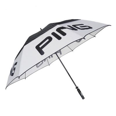 Deux parapluies protégeant du vent de golf de polyester de couche 27 pouces