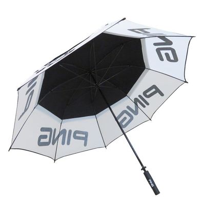 Deux parapluies protégeant du vent de golf de polyester de couche 27 pouces