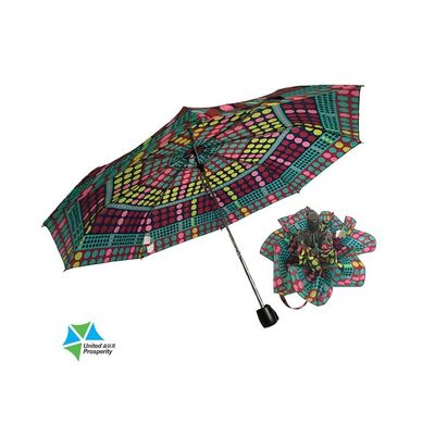 Parapluie pliable de polyester ouvert libre AZOÏQUE de manuel