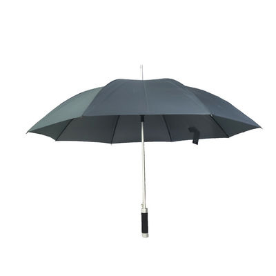 Parapluies protégeant du vent ouverts automatiques de golf du pongé 190T avec la poignée droite