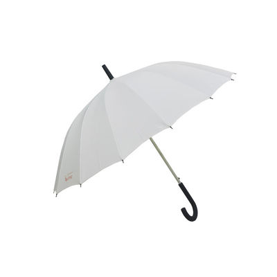 27 parapluie protégeant du vent blanc de poignée de crochet de pouce 16K