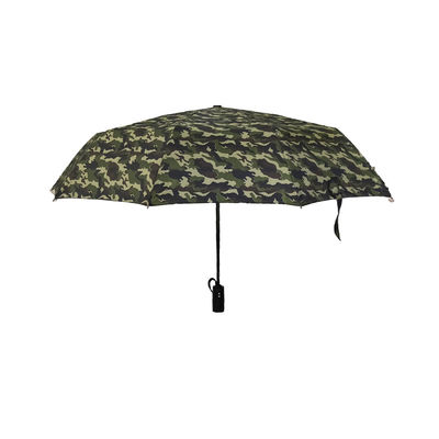 Digital parapluie se pliant protégeant du vent imprimé de pongé de 21 pouces pour des dames