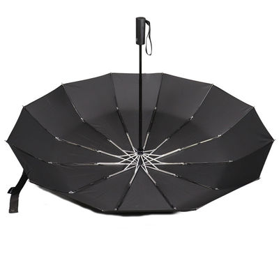 12 parapluie de fois de la couverture trois de pongé d'affaires de panneaux automatique
