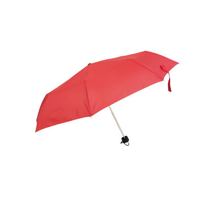 Promotion fois du parapluie de manuel de cadre 3 ouverts en aluminium