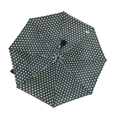 Parapluie se pliant protégeant du vent du polyester 190T ouvert manuel pour des femmes
