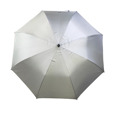 25 parapluie droit protégeant du vent de poignée de pouce 8K avec le cadre de fibre de verre