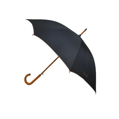Le métal 8 ouvert automatique nervure les parapluies protégeant du vent de golf avec la poignée en bois