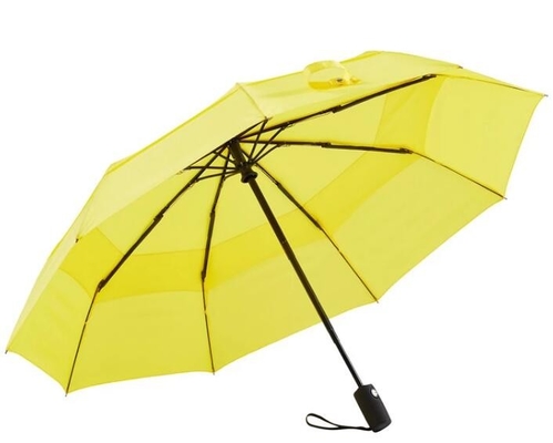 La fibre de verre pliable nervure le parapluie protégeant du vent de contrat de pongé