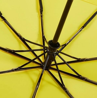 La fibre de verre pliable nervure le parapluie protégeant du vent de contrat de pongé