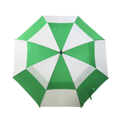 68&quot; double parapluie de golf d'auvent avec le cadre de fibre de verre