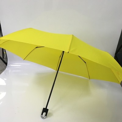 Parapluie pliable protégeant du vent de serrure de tissu du pongé 190T