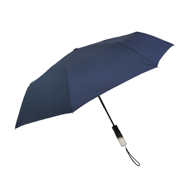 3 fantastiques parapluie fois d'imperméable du pongé avec la poignée de stockage