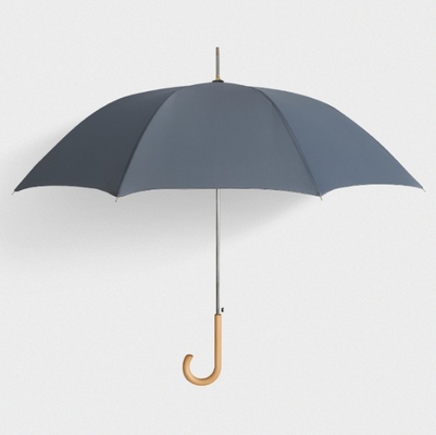 La fibre de verre de cadre en métal de dames nervure le parapluie de pongé