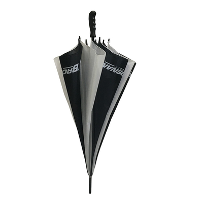Parapluie de golf du polyester 190T du diamètre 130CM avec le cadre en métal