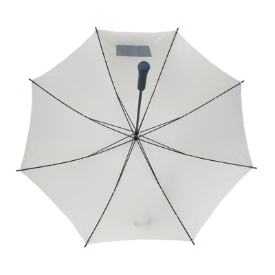 Parapluie ouvert de tissu du pongé 190T de manuel protégeant du vent droit