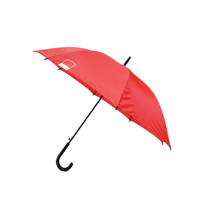 Pongé Logo Umbrella Diameter fait sur commande de RPET 105CM avec la poignée en plastique de J