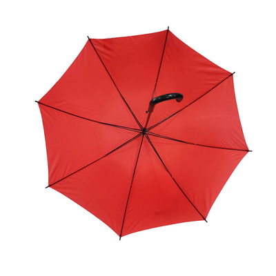 Pongé Logo Umbrella Diameter fait sur commande de RPET 105CM avec la poignée en plastique de J